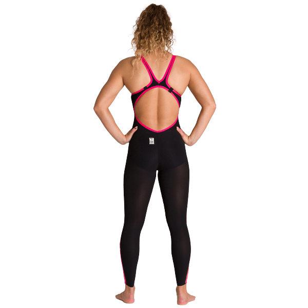 Ženski Arena Powerskin R-EVO+ Open Water (crna/crvena) - Slika 2