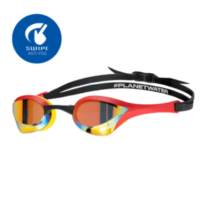 Naočale za plivanje Arena Cobra Ultra Mirror Swipe (gold/red)